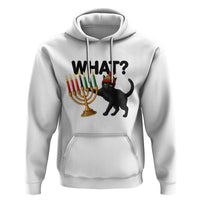 Funny Black Cat Chaos Kwanzaa Kinara Candle Hoodie African Heritage Gift - Wonder Print Shop