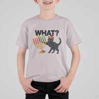 Funny Black Cat Chaos Kwanzaa Kinara Candle T Shirt For Kid African Heritage Gift - Wonder Print Shop