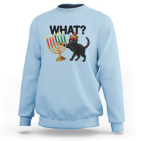 Funny Black Cat Chaos Kwanzaa Kinara Candle Sweatshirt African Heritage Gift - Wonder Print Shop