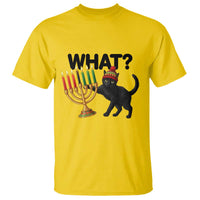 Funny Black Cat Chaos Kwanzaa Kinara Candle T Shirt African Heritage Gift - Wonder Print Shop