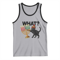 Funny Black Cat Chaos Kwanzaa Kinara Candle Tank Top African Heritage Gift - Wonder Print Shop
