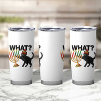 Funny Black Cat Chaos Kwanzaa Kinara Candle Tumbler Cup African Heritage Gift - Wonder Print Shop