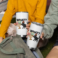 Funny Black Cat Chaos Kwanzaa Kinara Candle Tumbler Cup African Heritage Gift - Wonder Print Shop