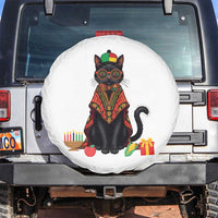 Cute Kwanzaa Cat Dashiki Spare Tire Cover African Heritage Gift - Wonder Print Shop