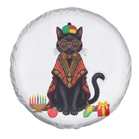 Cute Kwanzaa Cat Dashiki Spare Tire Cover African Heritage Gift - Wonder Print Shop