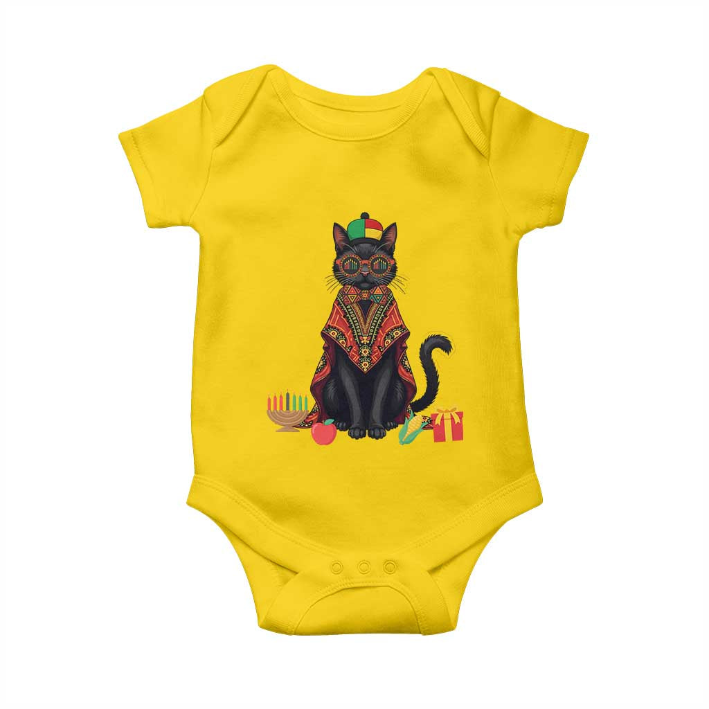 Cute Kwanzaa Cat Dashiki Baby Onesie African Heritage Gift - Wonder Print Shop
