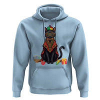 Cute Kwanzaa Cat Dashiki Hoodie African Heritage Gift - Wonder Print Shop