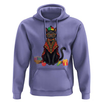 Cute Kwanzaa Cat Dashiki Hoodie African Heritage Gift - Wonder Print Shop