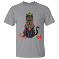 Cute Kwanzaa Cat Dashiki T Shirt African Heritage Gift - Wonder Print Shop