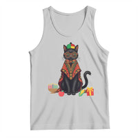 Cute Kwanzaa Cat Dashiki Tank Top African Heritage Gift - Wonder Print Shop