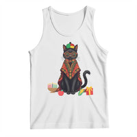 Cute Kwanzaa Cat Dashiki Tank Top African Heritage Gift - Wonder Print Shop