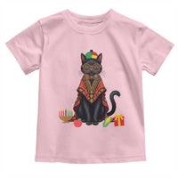 Cute Kwanzaa Cat Dashiki Toddler T Shirt African Heritage Gift - Wonder Print Shop