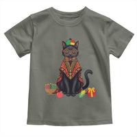 Cute Kwanzaa Cat Dashiki Toddler T Shirt African Heritage Gift - Wonder Print Shop