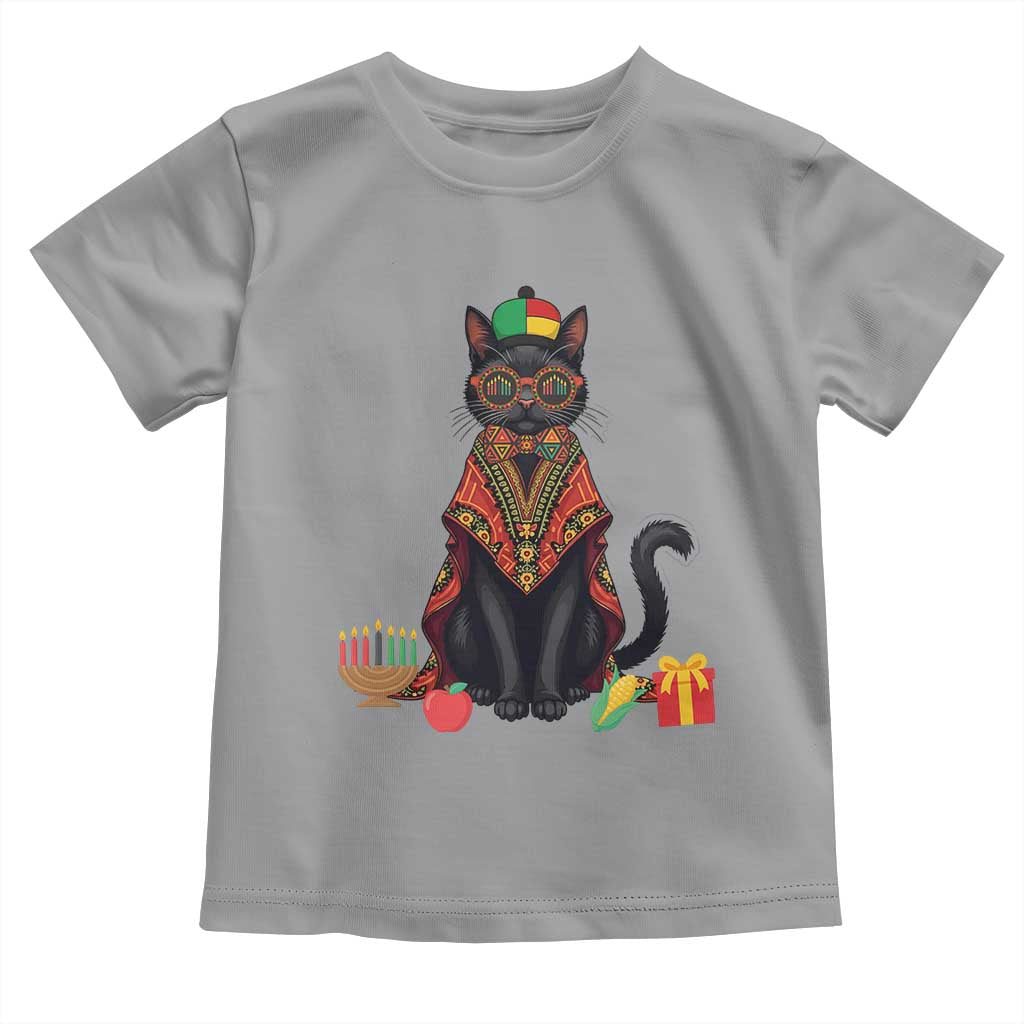 Cute Kwanzaa Cat Dashiki Toddler T Shirt African Heritage Gift - Wonder Print Shop