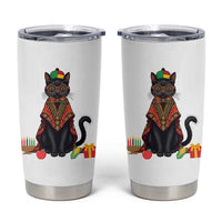 Cute Kwanzaa Cat Dashiki Tumbler Cup African Heritage Gift - Wonder Print Shop