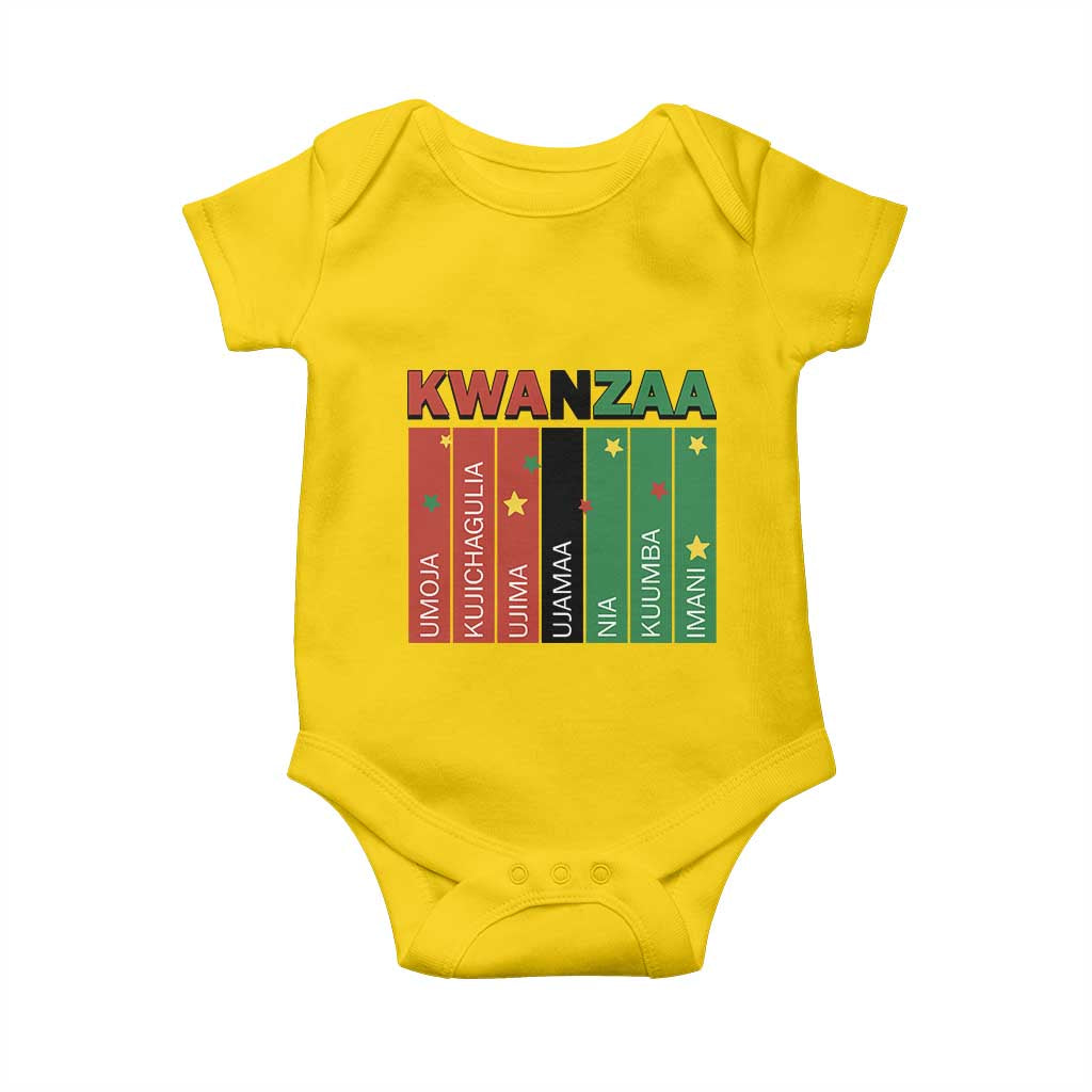Light Of Kwanzaa Baby Onesie Nguzo Saba African Heritage Gift - Wonder Print Shop