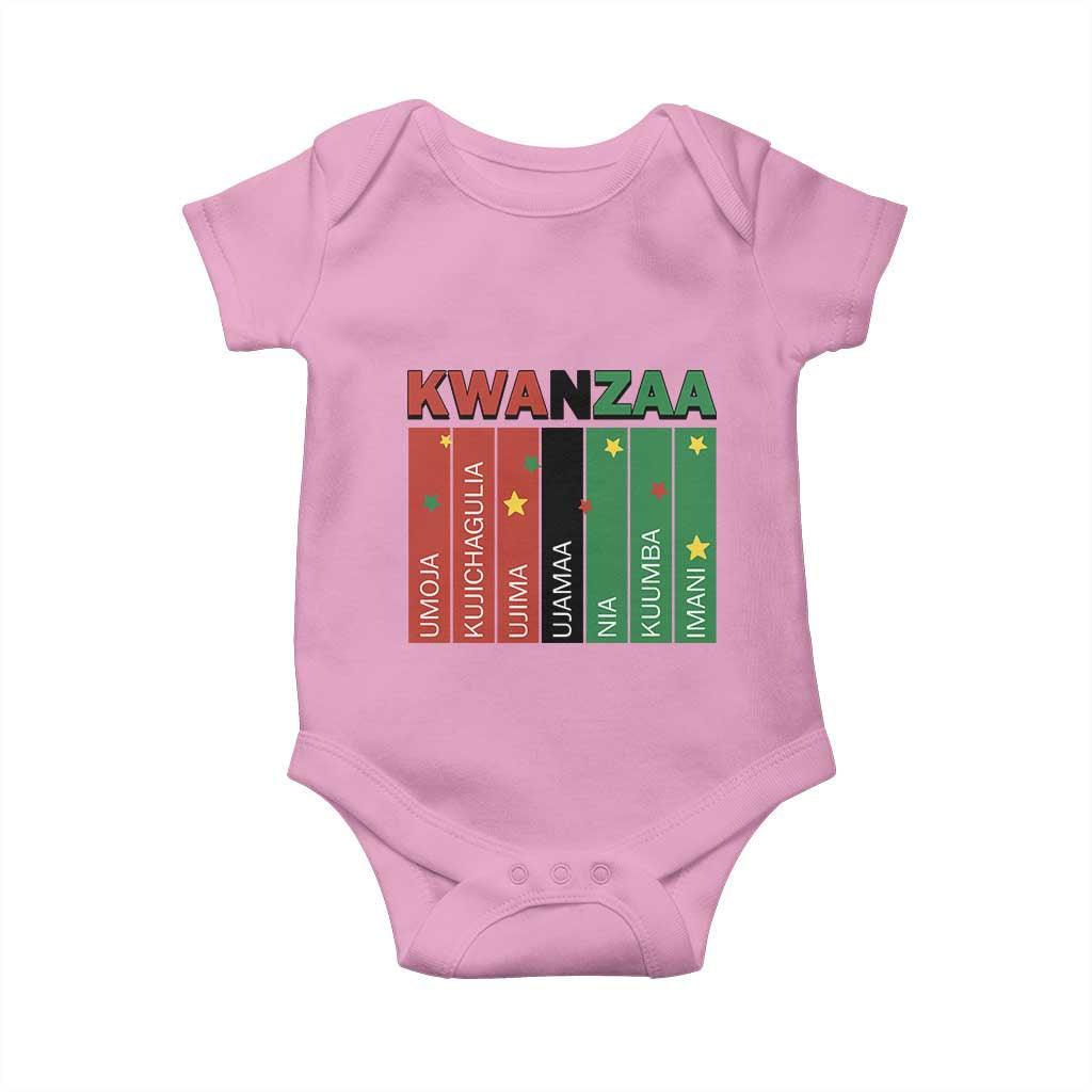 Light Of Kwanzaa Baby Onesie Nguzo Saba African Heritage Gift - Wonder Print Shop