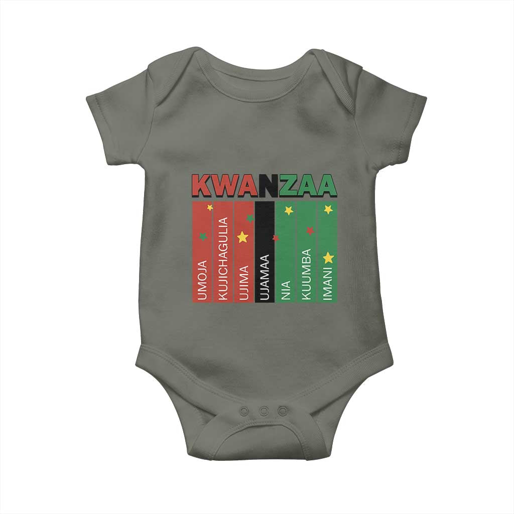 Light Of Kwanzaa Baby Onesie Nguzo Saba African Heritage Gift - Wonder Print Shop