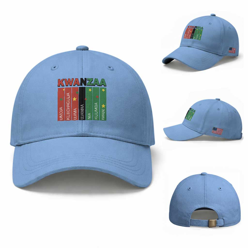 Light Of Kwanzaa Baseball Cap Nguzo Saba African Heritage Gift