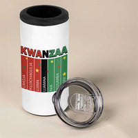 Light Of Kwanzaa 4 in 1 Can Cooler Tumbler Nguzo Saba African Heritage Gift - Wonder Print Shop