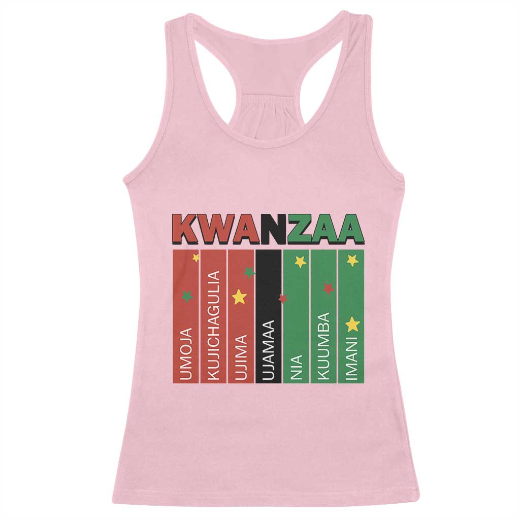 Light Of Kwanzaa Racerback Tank Top Nguzo Saba African Heritage Gift - Wonder Print Shop