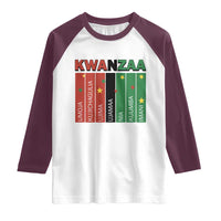 Light Of Kwanzaa Raglan Shirt Nguzo Saba African Heritage Gift - Wonder Print Shop