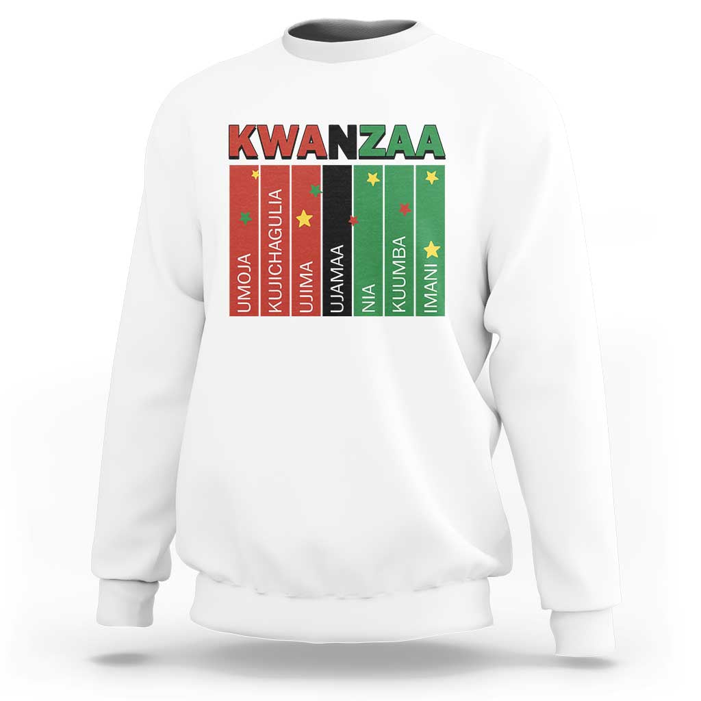 Light Of Kwanzaa Sweatshirt Nguzo Saba African Heritage Gift - Wonder Print Shop