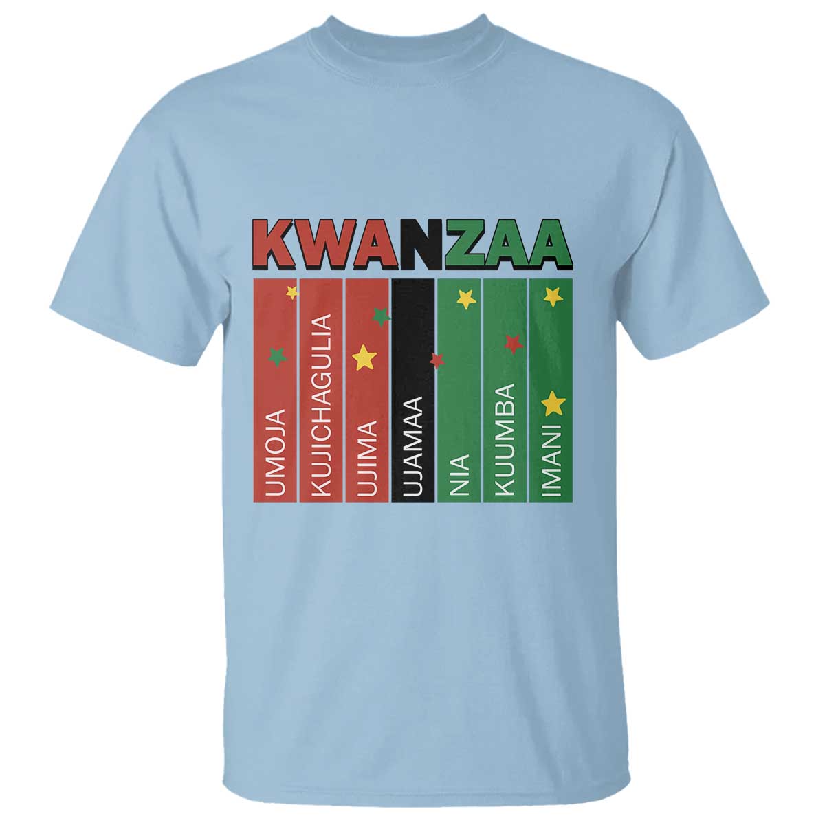 Light Of Kwanzaa T Shirt Nguzo Saba African Heritage Gift - Wonder Print Shop
