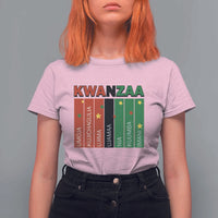 Light Of Kwanzaa T Shirt For Women Nguzo Saba African Heritage Gift - Wonder Print Shop