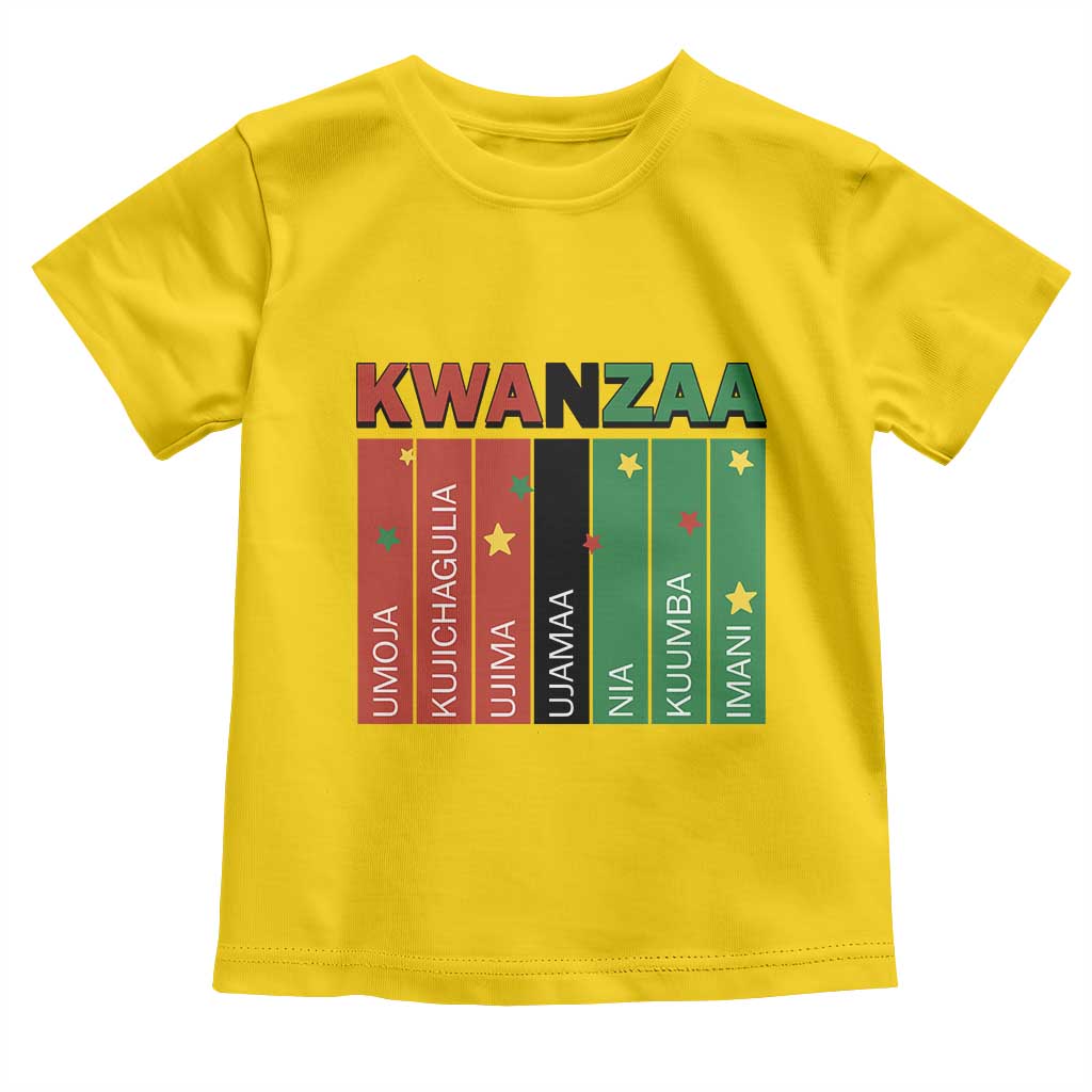 Light Of Kwanzaa Toddler T Shirt Nguzo Saba African Heritage Gift - Wonder Print Shop