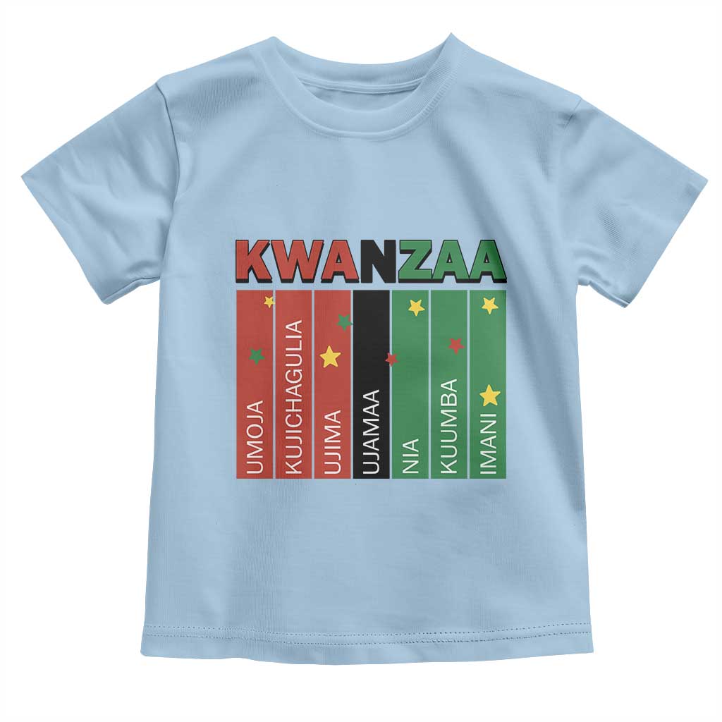 Light Of Kwanzaa Toddler T Shirt Nguzo Saba African Heritage Gift - Wonder Print Shop