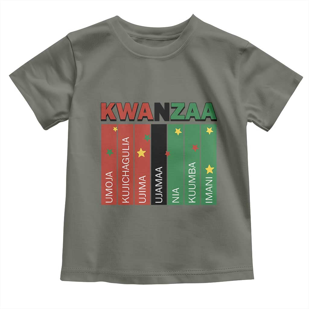Light Of Kwanzaa Toddler T Shirt Nguzo Saba African Heritage Gift - Wonder Print Shop