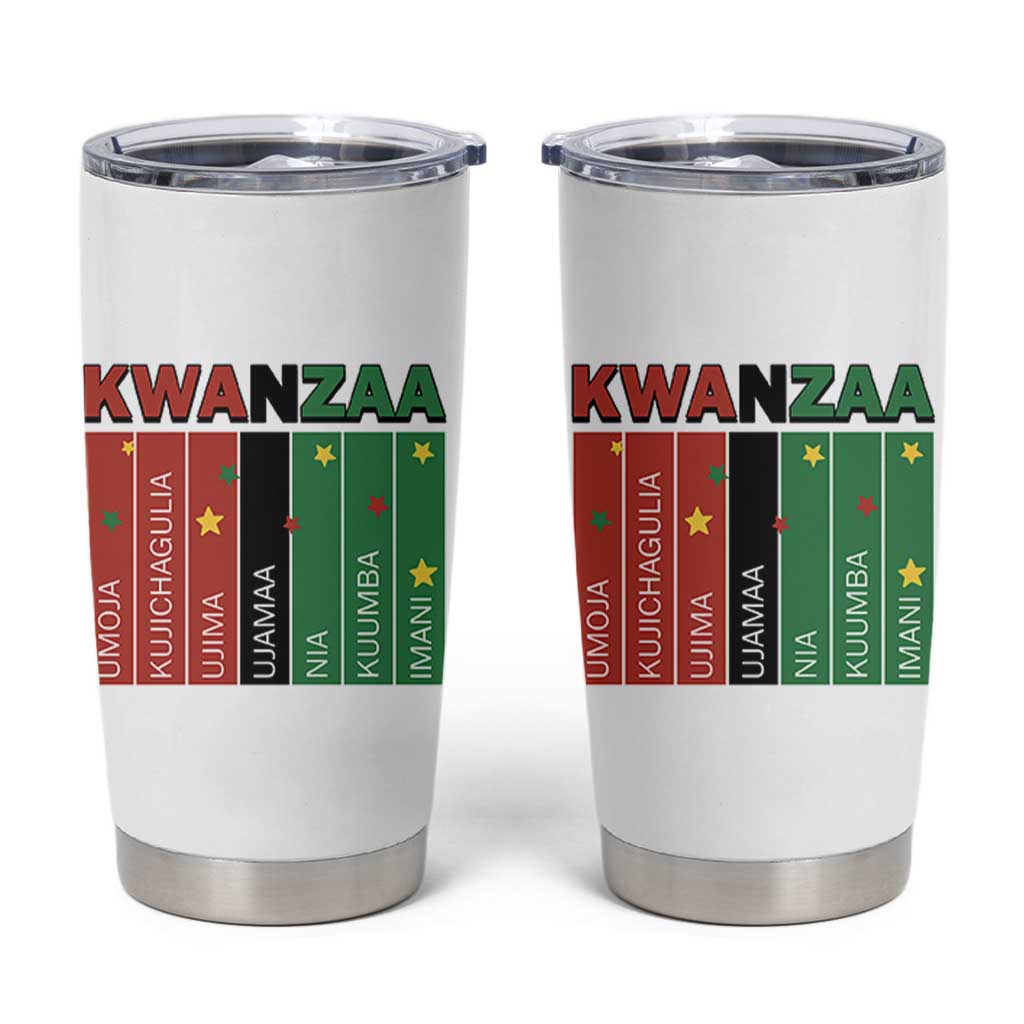 Light Of Kwanzaa Tumbler Cup Nguzo Saba African Heritage Gift - Wonder Print Shop