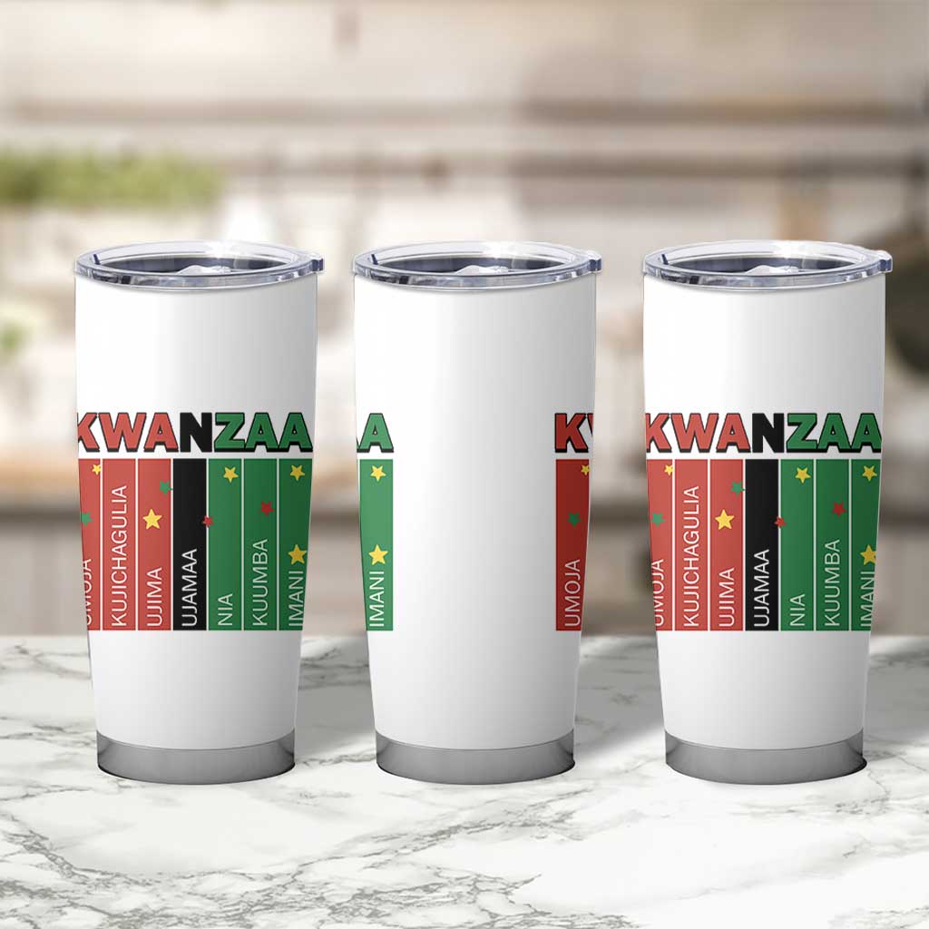 Light Of Kwanzaa Tumbler Cup Nguzo Saba African Heritage Gift - Wonder Print Shop