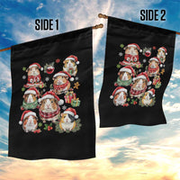 Funny Santa Cavy Squad Garden Flag Christmas Guinea Pig Gift - Wonder Print Shop
