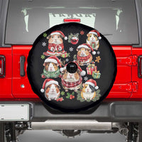 Funny Santa Cavy Squad Spare Tire Cover Christmas Guinea Pig Gift - Wonder Print Shop