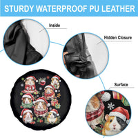 Funny Santa Cavy Squad Spare Tire Cover Christmas Guinea Pig Gift - Wonder Print Shop