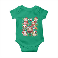 Funny Santa Cavy Squad Baby Onesie Christmas Guinea Pig Gift - Wonder Print Shop