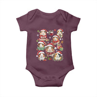 Funny Santa Cavy Squad Baby Onesie Christmas Guinea Pig Gift - Wonder Print Shop
