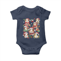 Funny Santa Cavy Squad Baby Onesie Christmas Guinea Pig Gift - Wonder Print Shop