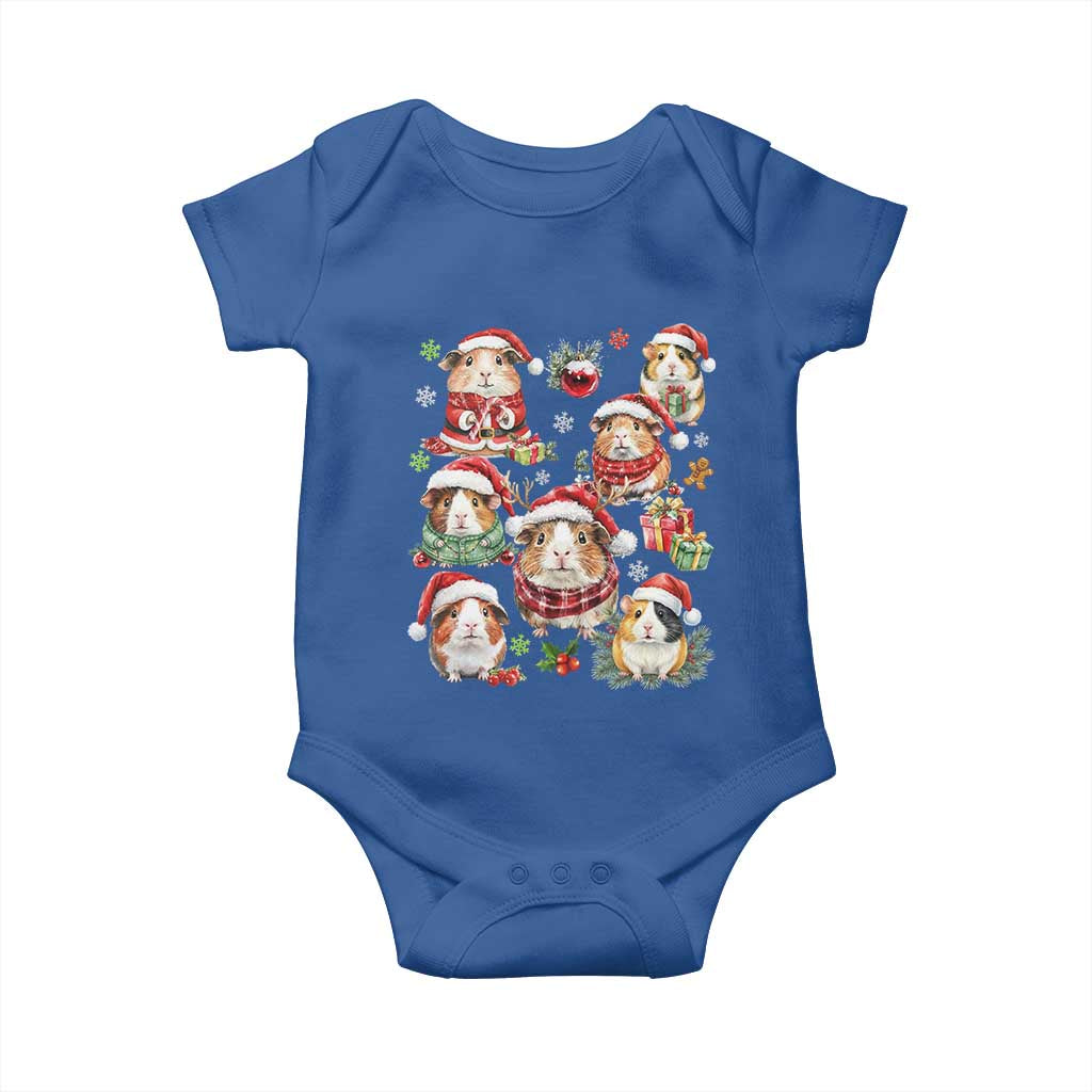 Funny Santa Cavy Squad Baby Onesie Christmas Guinea Pig Gift - Wonder Print Shop