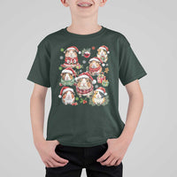Funny Santa Cavy Squad T Shirt For Kid Christmas Guinea Pig Gift - Wonder Print Shop