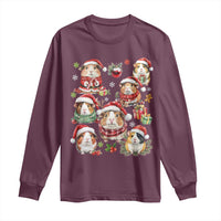 Funny Santa Cavy Squad Long Sleeve Shirt Christmas Guinea Pig Gift - Wonder Print Shop