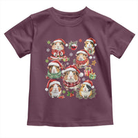 Funny Santa Cavy Squad Toddler T Shirt Christmas Guinea Pig Gift - Wonder Print Shop