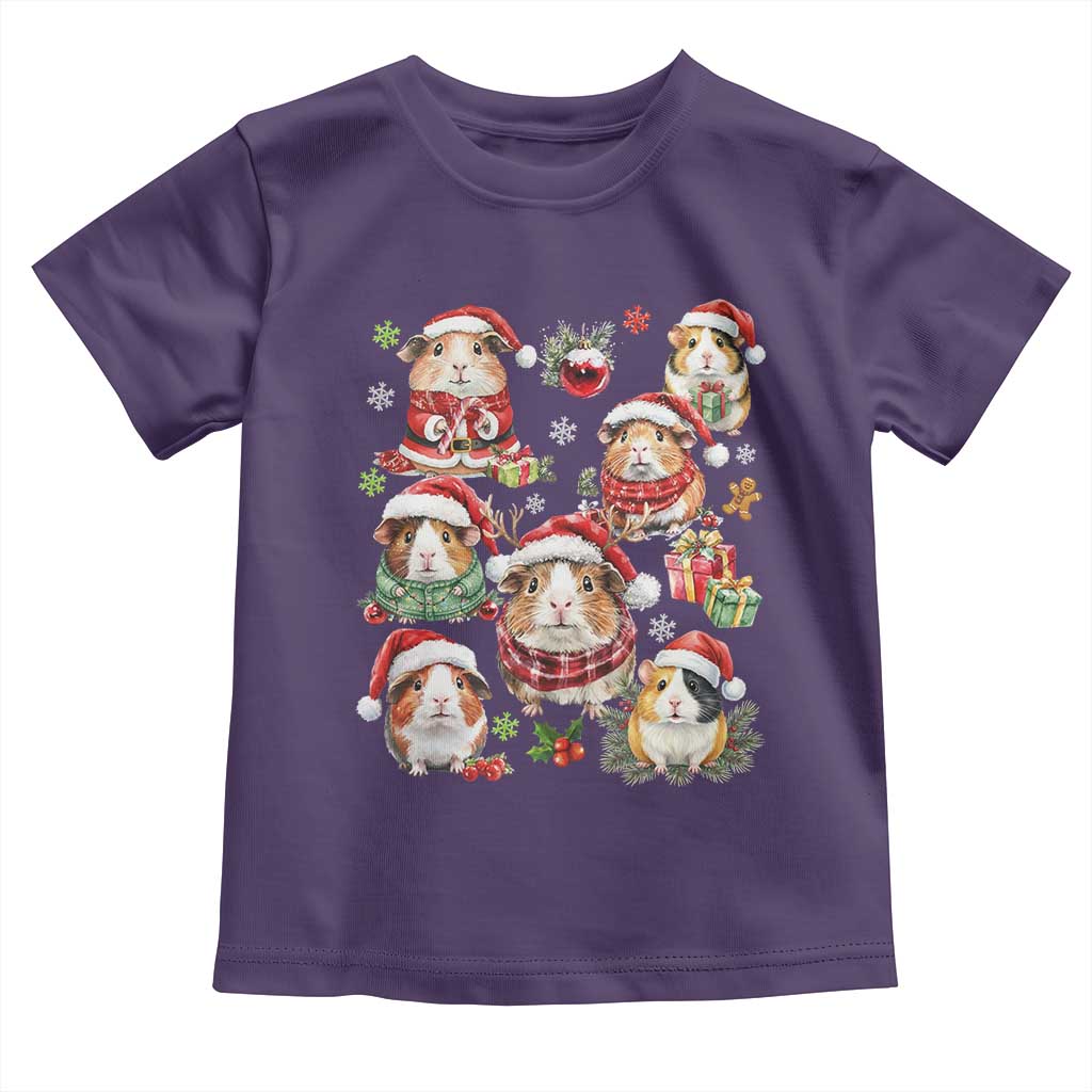 Funny Santa Cavy Squad Toddler T Shirt Christmas Guinea Pig Gift - Wonder Print Shop