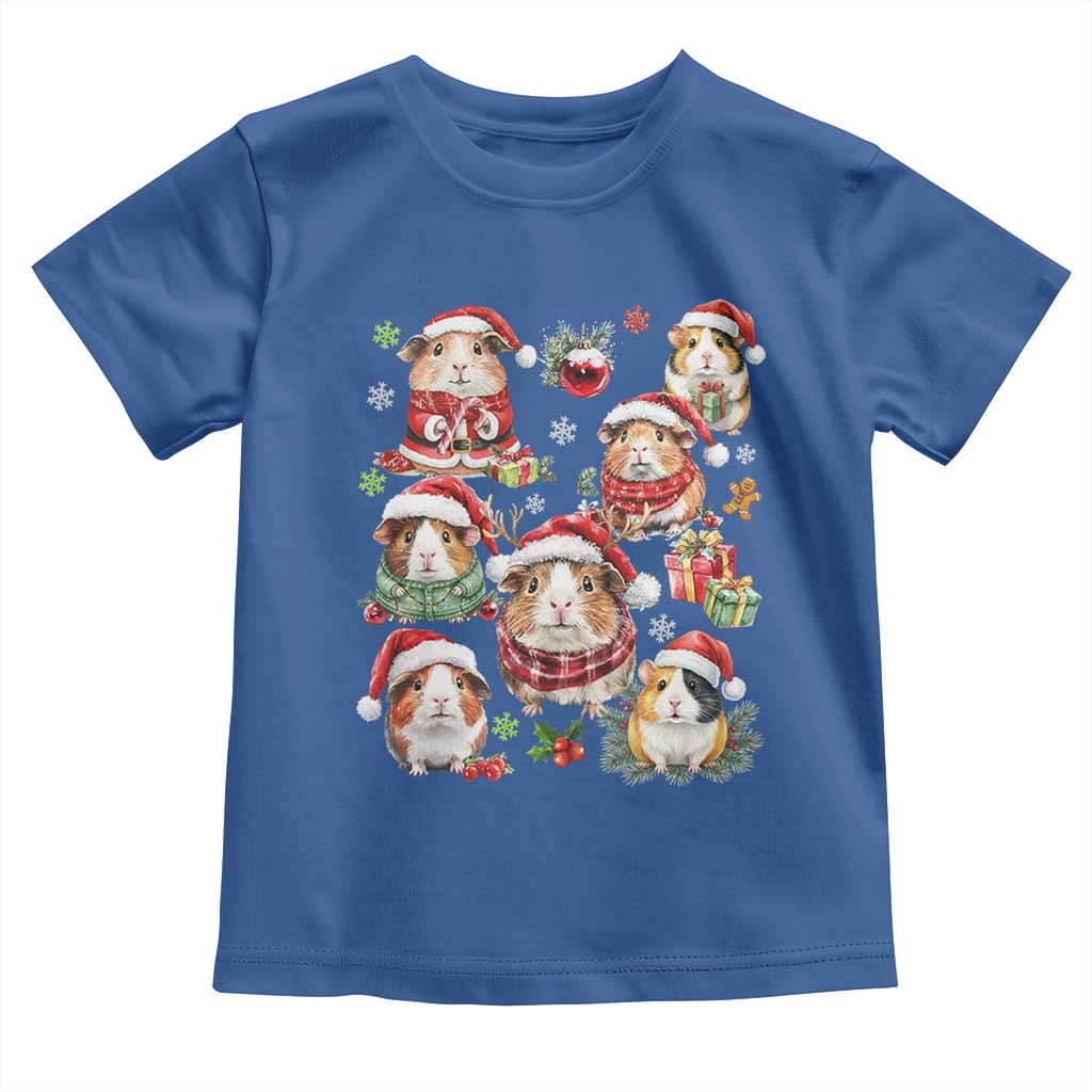 Funny Santa Cavy Squad Toddler T Shirt Christmas Guinea Pig Gift - Wonder Print Shop