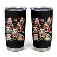 Funny Santa Cavy Squad Tumbler Cup Christmas Guinea Pig Gift - Wonder Print Shop