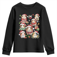Funny Santa Cavy Squad Youth Sweatshirt Christmas Guinea Pig Gift - Wonder Print Shop