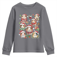 Funny Santa Cavy Squad Youth Sweatshirt Christmas Guinea Pig Gift - Wonder Print Shop