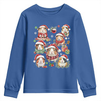 Funny Santa Cavy Squad Youth Sweatshirt Christmas Guinea Pig Gift - Wonder Print Shop